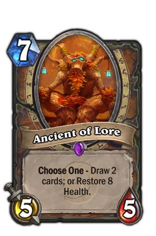 Ancient of Lore - Hearthstone: Heroes of Warcraft Wiki