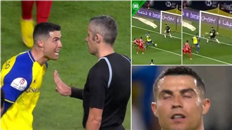 Cristiano Ronaldo Very Sad Reaction To Al Nassr Knocked Out In The King Cup Semifinal Vs Al