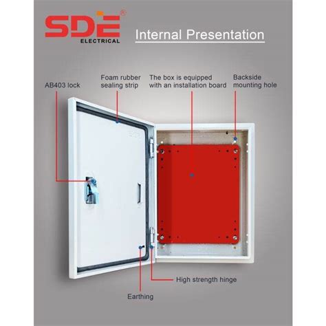 SDE STEEL PANEL BOARD STEEL PANEL BOX ELECTRICAL ENCLOSURE BATCH 1