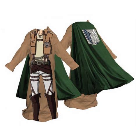 Attack On Titan Levi Ackerman Survey Corps Uniform Set Cosplay Costume – Cosplay Clans ...