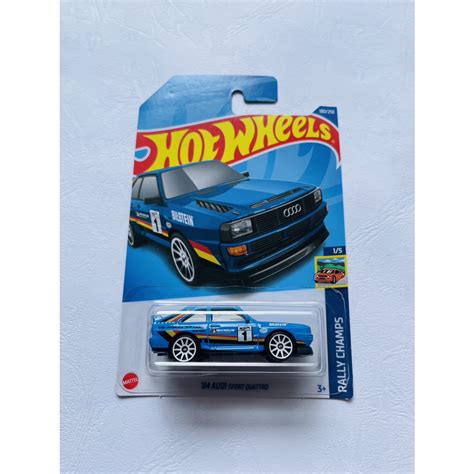 Jual Hotwheels Hot Wheels Audi Sport Quattro Biru Rally Champs Lot Q