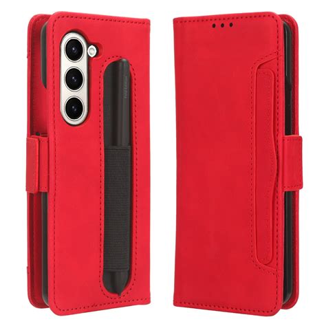 Decase For Samsung Galaxy Z Fold G Luxury Leather Case With Card