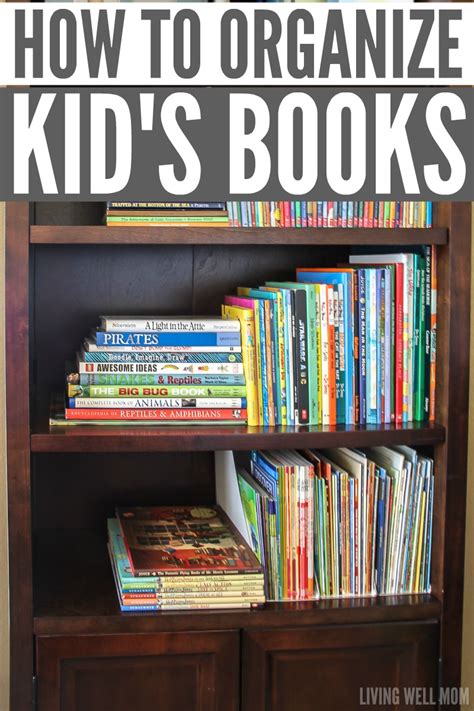 How To Organize Kids Books