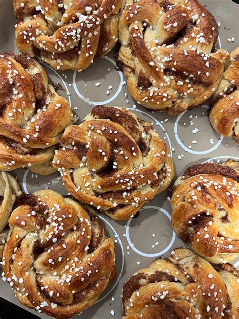 Swedish Kanelbullar Cinnamon Buns R Breadit