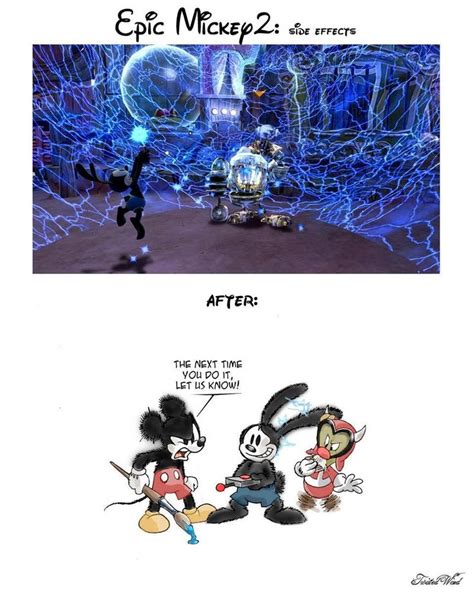 Side Effects By Twisted Wind On Deviantart Mickey Mouse Cartoon Epic