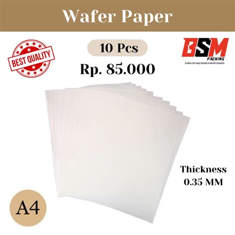 Harga Edible Paper Terbaru Jan 2025 BigGo Indonesia