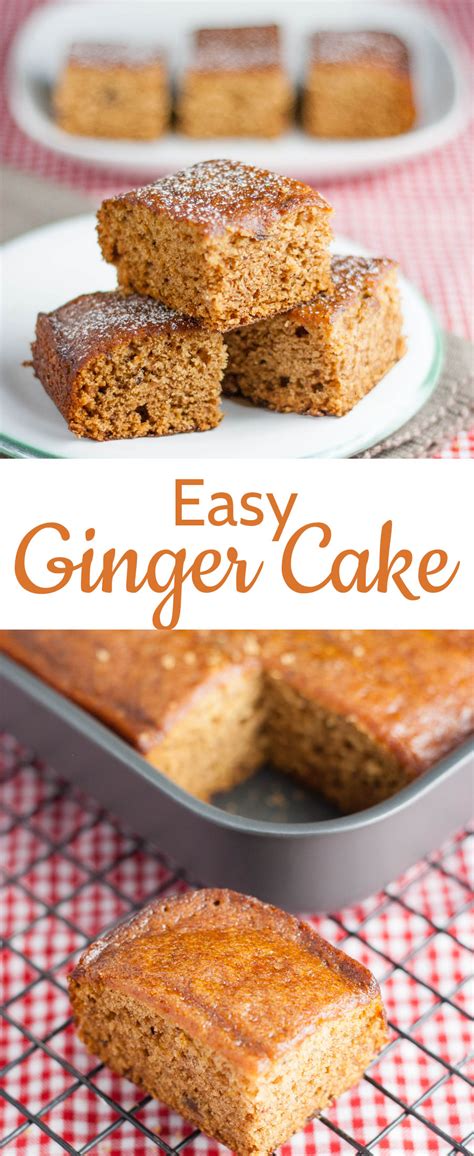 Easy Ginger Cake Recipe {egg Free Dairy Free Vegan} Fuss Free Flavours