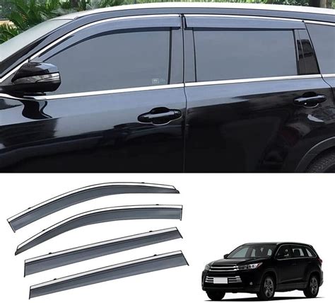 Amazon Autoclover Black Side Window Visor Piece Set For Toyota