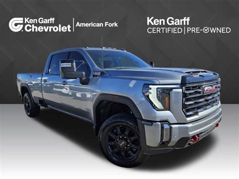 Pre Owned 2024 Gmc Sierra 2500hd At4 Crew Cab Pickup In American Fork 4ep8495 Ken Garff Ford