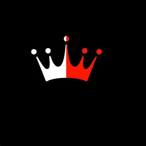 King Logo Black Nd Red Mixed In Love Letters Image Text On