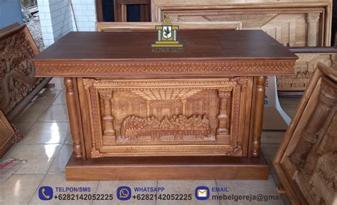 Jual Altar Katolik Murah Meja Altar Katolik Relief Perjamuan