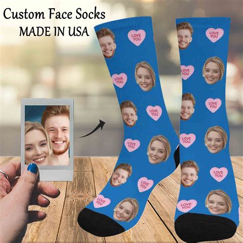 Custom Socks Face Socks with Faces Personalized Socks Face on Socks Bi