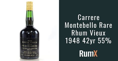 Carrere Montebello Rare Rhum Vieux 1948 42yr 55 RX1070 RumX