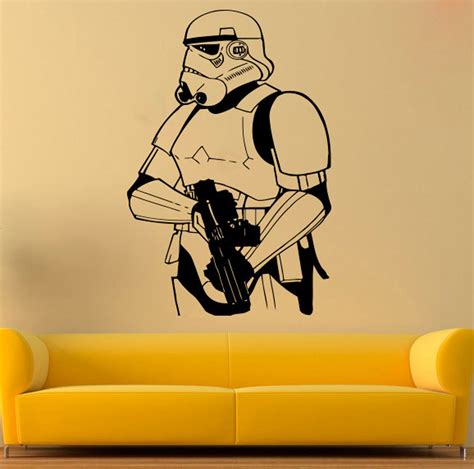 Stormtrooper Vinyl Sticker Star Wars Wall Decal Comics Vinyl Etsy