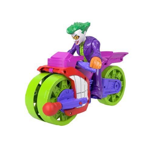 Imaginext Dc Super Friends The Joker Xl & Laff Cycle | HTH41 | MATTEL