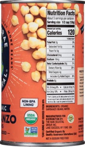 Westbrae Natural Organic Garbanzo Beans 25 Oz Pick N Save