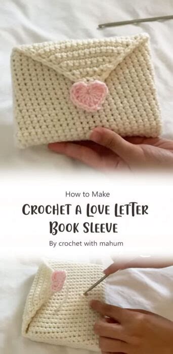 4 Book Sleeve Cover Free Crochet Pattern And Tutorial Ideas