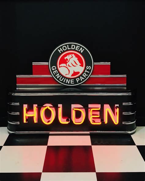 Holden Art Deco Neon Neon Signs Mancave Madness