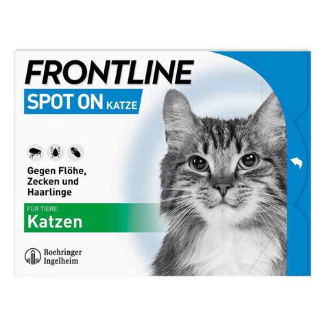 Frontline Spot On Katze Veterin R L Sung Gegen Floh Und Zecke Stk