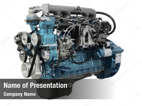 Diesel Engine Powerpoint Template Diesel Engine Powerpoint Background