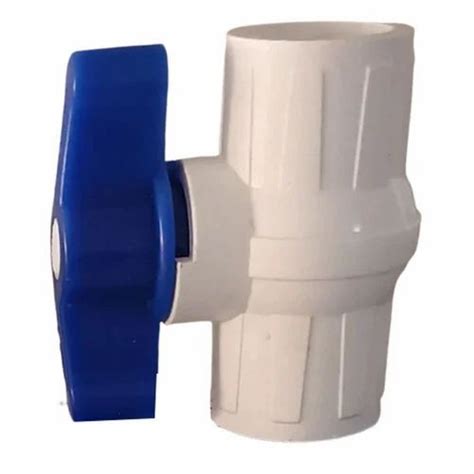 4 Inch White Blue Upvc Ball Valve At Best Price In Ahmedabad Omx Plastic