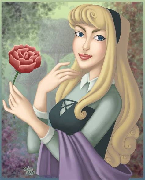 Briar Rose By Frandemartino On Deviantart Disney Princess Art Briar Rose Disney Art