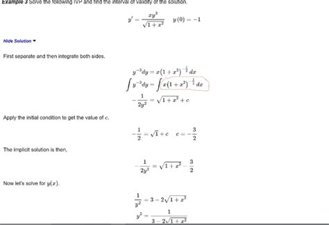 Solve The Given Differential Equation