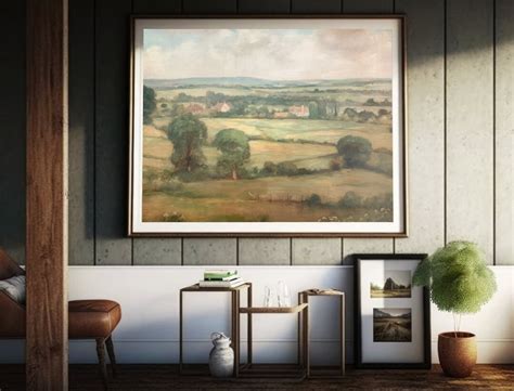 Fields Of Yesteryear Digital Download Art 1800s Countryside Oil