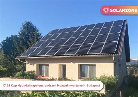 40 KWP HYUNDAI NAPELEMES RENDSZER HUAWEI INVERTERREL SMART