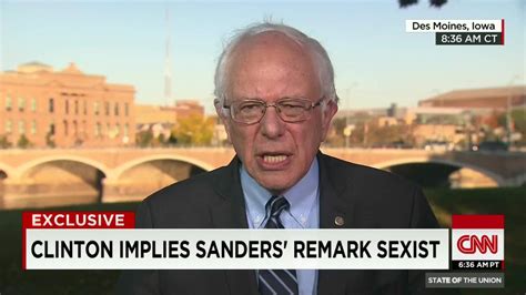 Bernie Sanders I Am Not Shouting At Hillary Clinton Cnnpolitics