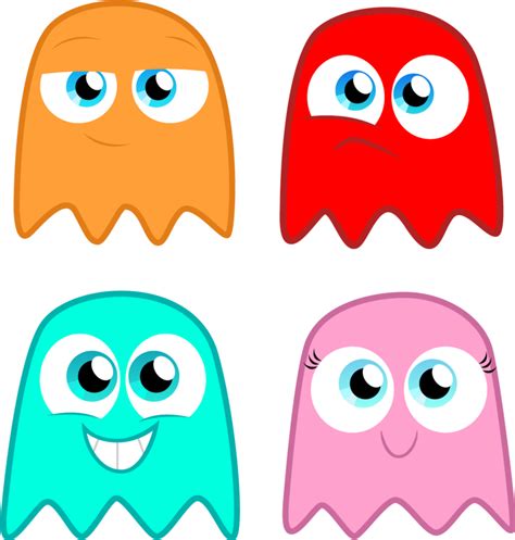 The Pac-Man Ghosts | Pacman ghost, Preschool arts and crafts, Pacman