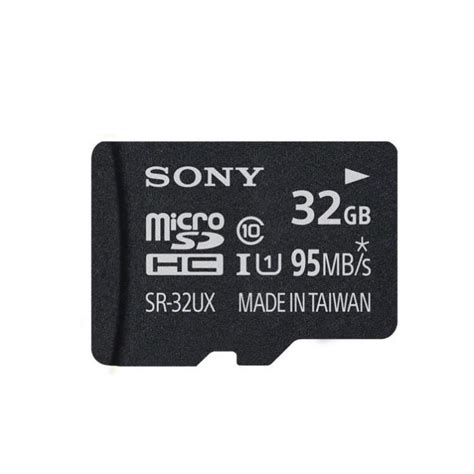 Sony 32Go Micro SD SDHC Class 10 UHS I 95Mo S Cdiscount Appareil Photo