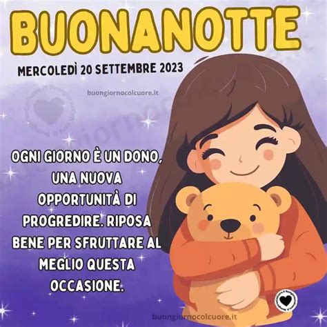 Buonanotte Per Mercoled Settembre Buongiornocolcuore