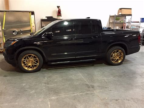 Custom Made NICHE Wheels And Tires As Seen On SEMA Ridgeline Honda