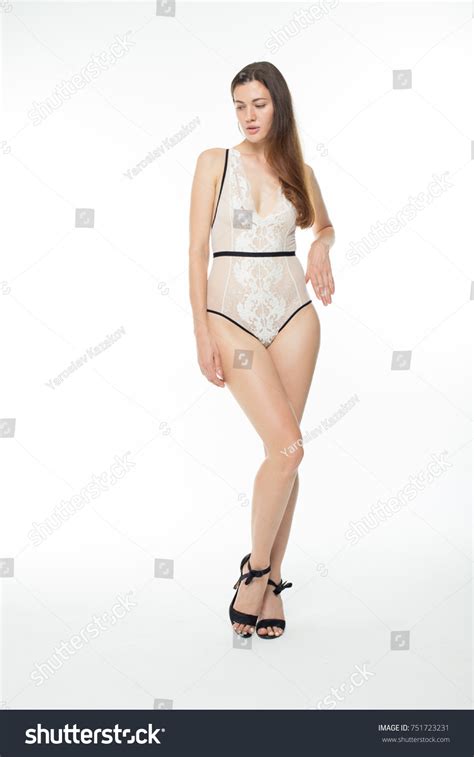 Brunette Sexy Girl Lingerie Body Underwear Stock Photo Shutterstock