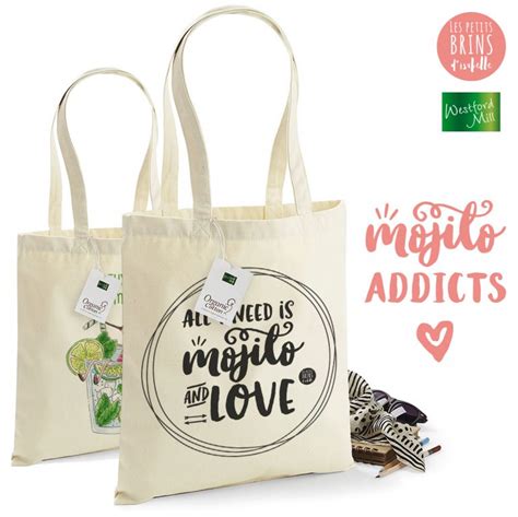 Tote Bag J Peux Pas J Ai Mojito Les Petits Brins D Isabelle