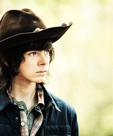 Hi Im Carl Grimes Son Of Rick Grimes 14 Years Old Good With A Gun