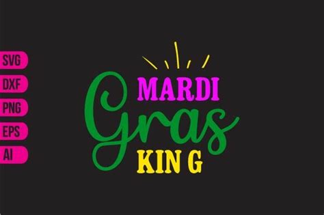 Mardi Gras King Svg Graphic By Designplaza Creative Fabrica