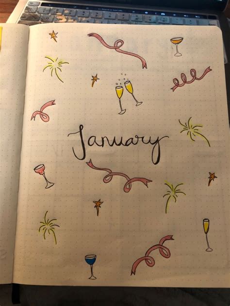 January Cover Art Bujo Cover