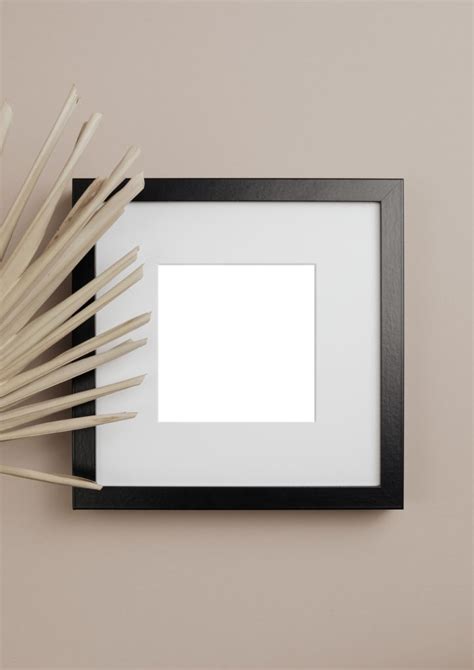 Frame Mockup 529 Black Square Frame Mockup Nude Frame Mockup