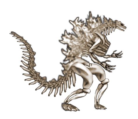 Gdkbr Godzilla 2019 Skeleton By Lordsuttonofsin On Deviantart