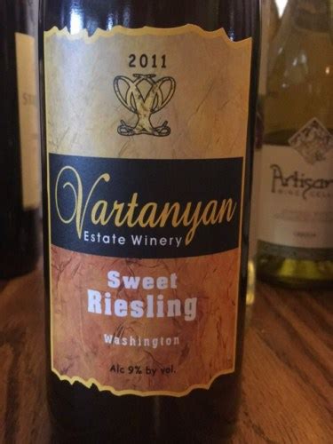 Vartanyan Estate Winery Sweet Riesling Vivino Us