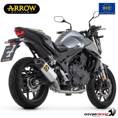 Arrow Exhaust Indy Race Slip On Aluminum Approved For Honda Cb750