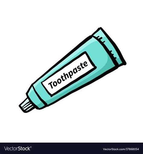 Cartoon Toothpaste Tube