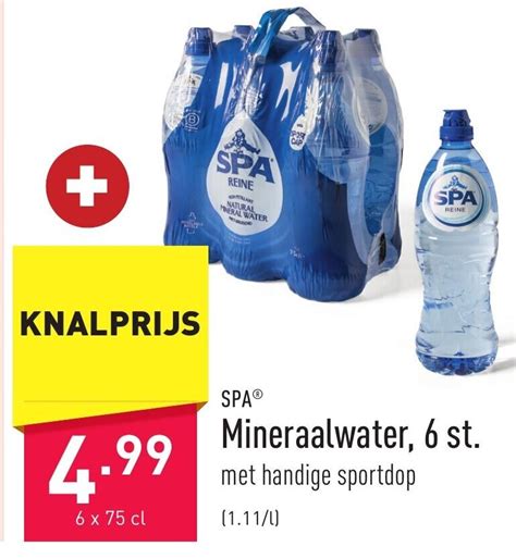 Spa Mineraalwater St X Cl Promotie Bij Aldi