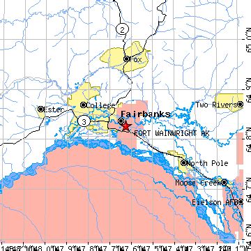 Fort Wainwright, Alaska (AK) ~ population data, races, housing & economy