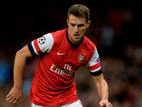 Aaron Ramsey Enjoying Anchorman Role At Arsenal The Independent The