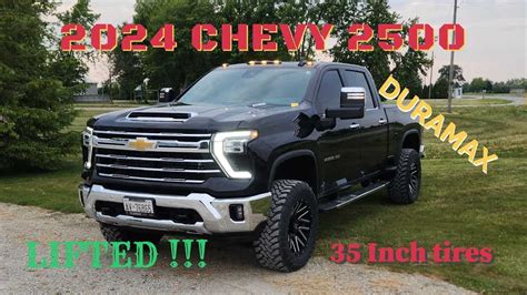 2024 CHEVY 2500 Duramax LTZ LIFTED With 35 Inch TRIES YouTube