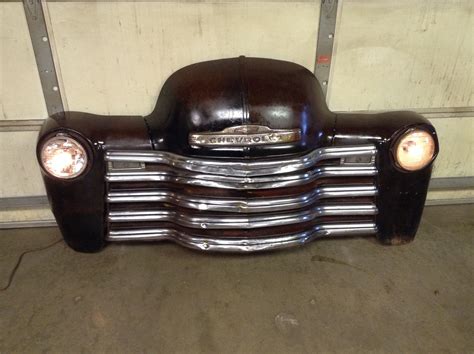 1950 Chevy front end wall hanger. | Car furniture, Old car parts, Wall ...