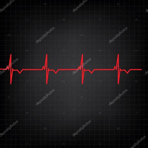 Ekg Line Stock Vector Image By ©viktorijareut 74497819